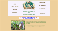 Desktop Screenshot of hhcabins.com